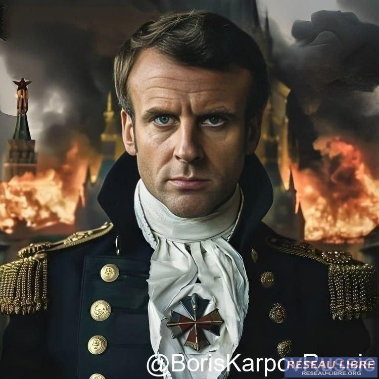 Macron s’enfonce dans sa folie mégalomanie paranoïaque Macron-malade